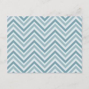Carte Postale Chevron bleu