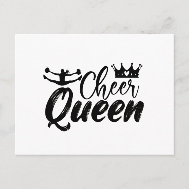 Carte Postale Chevron | Cheer Pom-pom girl Cadeaux (Devant)