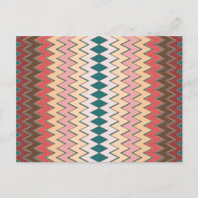 Carte postale Chevron Zigzag Sud-Ouest (Devant)