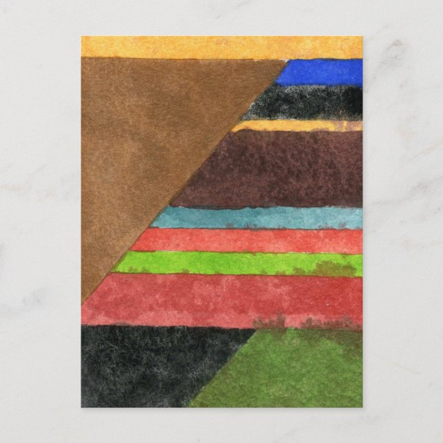 Carte postale "Chevrons" Abstract Design (Devant)
