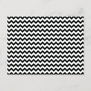 Carte Postale Chevrons blancs noirs