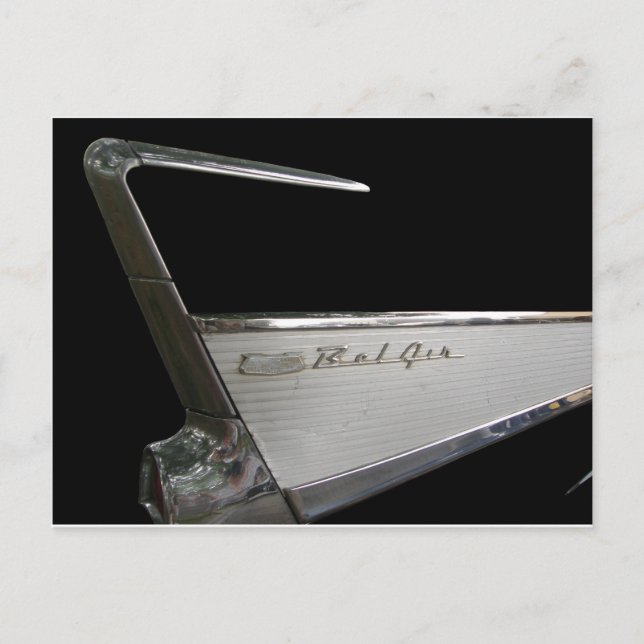 Carte Postale Chevy Bel Air 1957 (Devant)