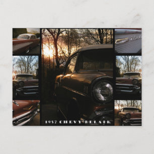 Carte Postale Chevy Belair 1957
