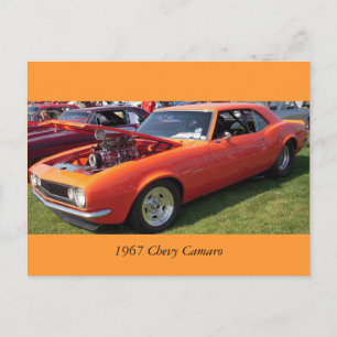Carte Postale Chevy Camaro 1967