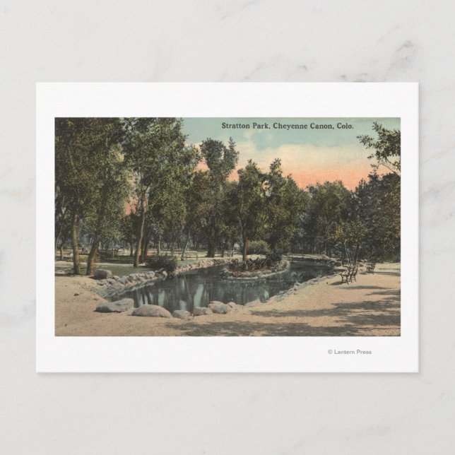 Carte Postale Cheyenne Canyon, Colorado - Stratton Park View (Devant)