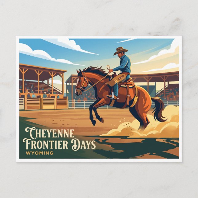 Carte Postale Cheyenne Frontier Days Wyoming (Devant)