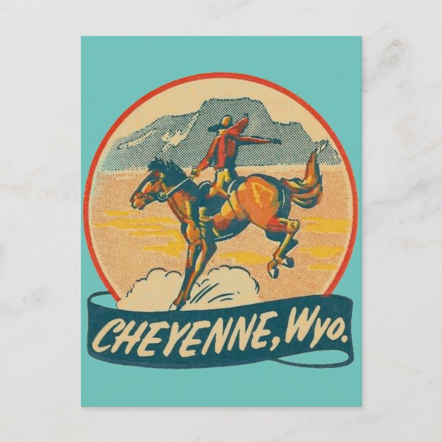 Carte Postale Cheyenne, Wyoming Postcard (Devant)