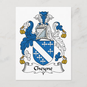 Carte Postale Cheyne Famille Crest