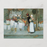 Chez le fleuriste par Childe Hassam, Vintage Fine 