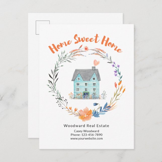 Carte Postale Chez Moi C'est Vous Qui Payez La Note Déco de Prop (Devant / Derrière)