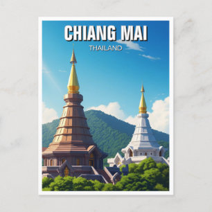 Carte Postale Chiang Mai Doi Inthanon Thaïlande