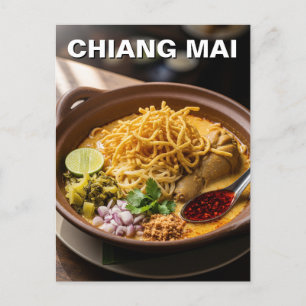 Carte Postale Chiang Mai Khao Soi Thai Food