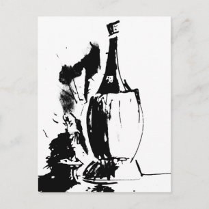 Carte Postale Chianti Watercolour Postcard