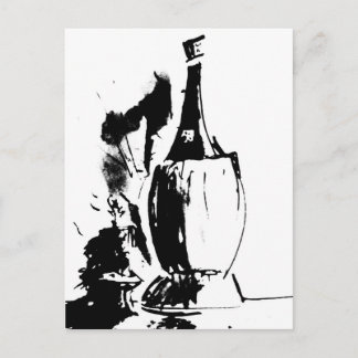 Carte Postale Chianti Watercolour Postcard