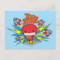 Chibi Flash Dépassant des Fusées