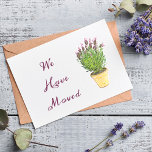 Carte Postale Chic Change of address  | Moving Announcement<br><div class="desc">Elegant Lavender | Moving Announcement . This is a template ready for you to add your details to .</div>