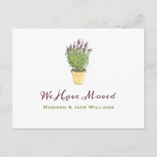 Carte Postale Chic Changement d'adresse | Faire-part de déplacem