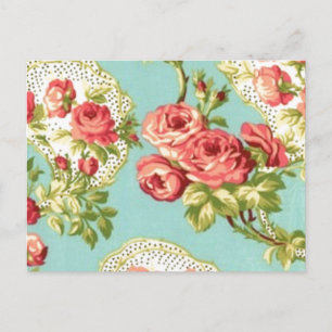 Carte Postale Chic Floral