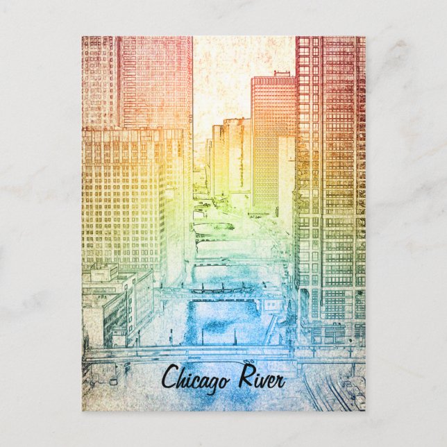 Carte Postale Chicago (Devant)