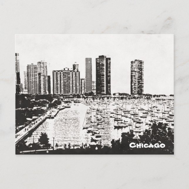Carte postale Chicago (Devant)