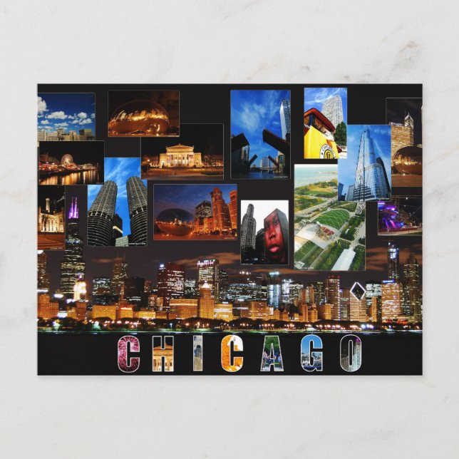 CARTE POSTALE CHICAGO (Devant)