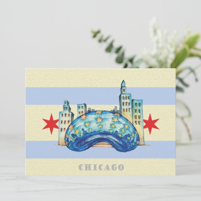 Carte postale Chicago (Debout devant)