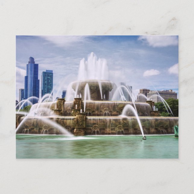 Carte postale Chicago Buckingham (Devant)