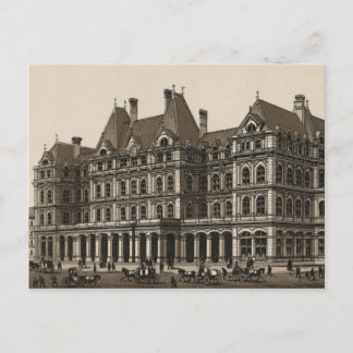 Carte Postale Chicago Custom House and Post Office (c. 1880)