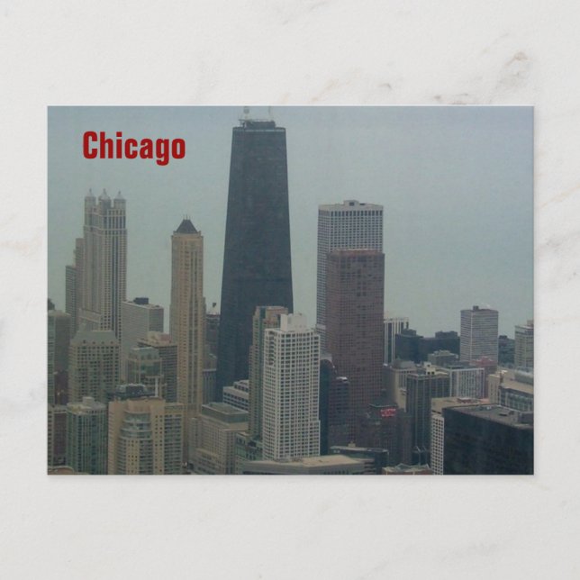 Carte Postale Chicago et le lac Michigan (Devant)
