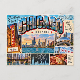 Carte Postale Chicago Illinois