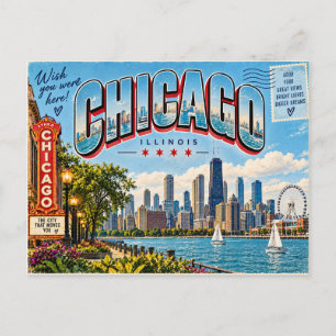 Carte Postale Chicago Illinois