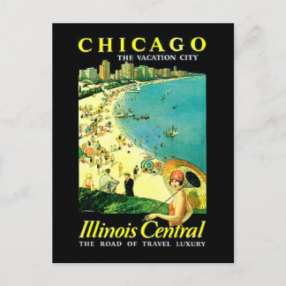 Carte Postale Chicago Illinois Central