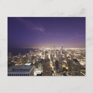 Carte Postale Chicago, Illinois, États-Unis 7