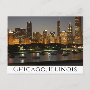 Carte Postale Chicago Illinois ( IL ) États-Unis, Amérique États