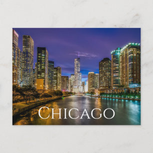 Carte Postale Chicago Illinois ( IL ) États-Unis, Amérique États