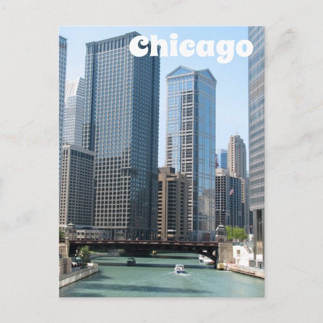 Carte Postale Chicago, Illinois ( IL ) États-Unis États-Unis (Devant)