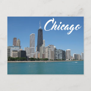 Carte Postale Chicago Illinois Skyline, USA