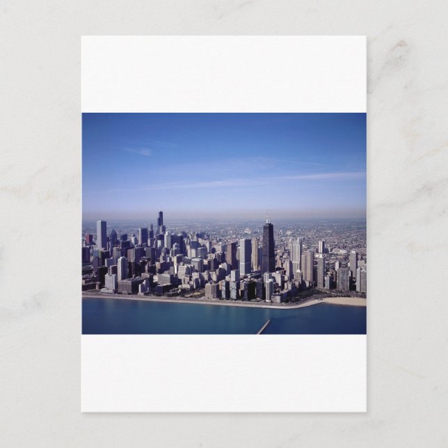 Carte Postale Chicago Illinois Windy City Park Bâtiments Destiny (Devant)