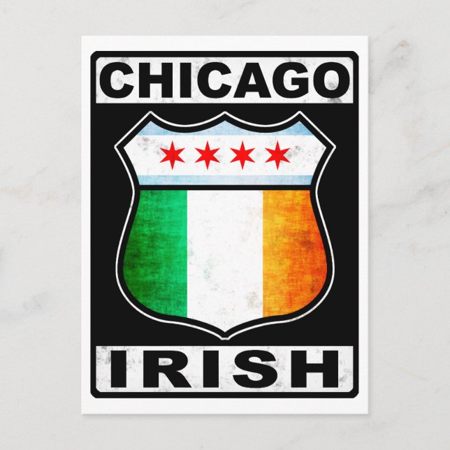 Carte Postale Chicago Irish American (Devant)