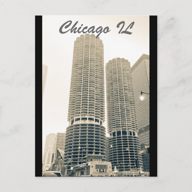 Carte Postale chicago - le haricot (Devant)