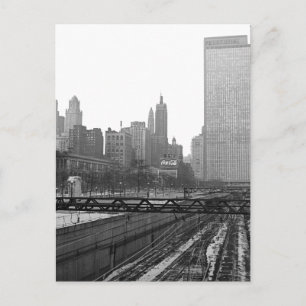 Carte Postale Chicago Rail Yards Michigan Avenue 1960 photo
