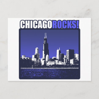 Carte Postale Chicago Rocks !