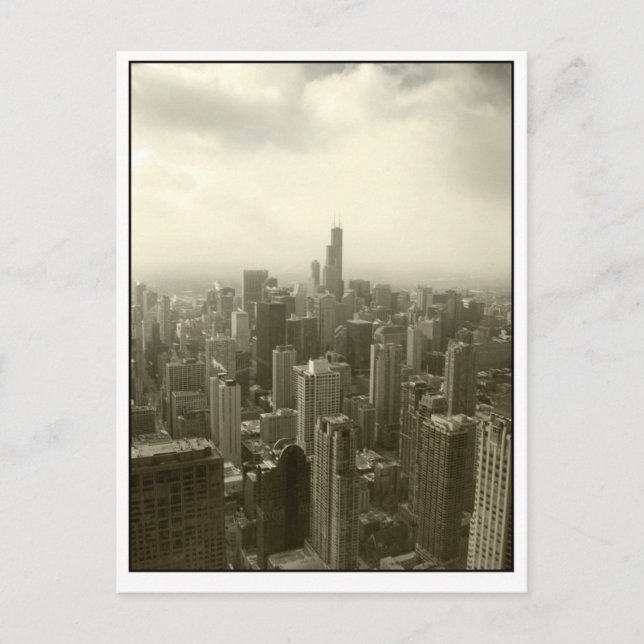 Carte Postale Chicago Skyline (Devant)