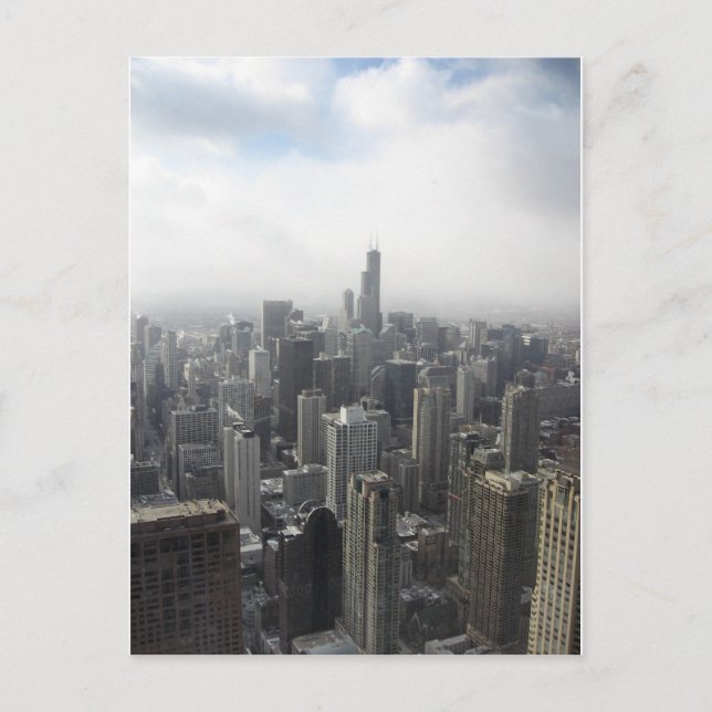 Carte Postale Chicago Skyline (Devant)