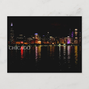 Carte Postale Chicago Skyline