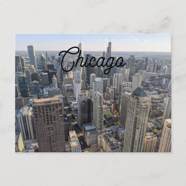 Carte Postale Chicago Skyline (Devant)