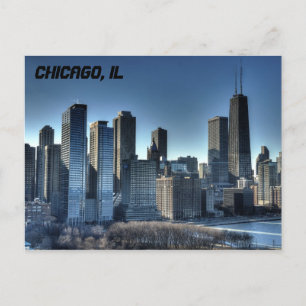 Carte Postale Chicago Skyline