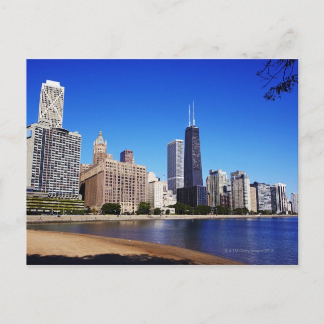 Carte Postale Chicago Skyline. (Devant)