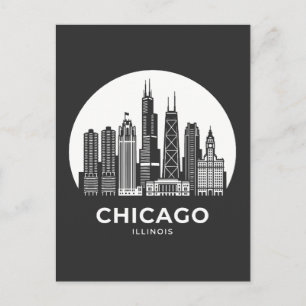 Carte Postale Chicago Ville illinois