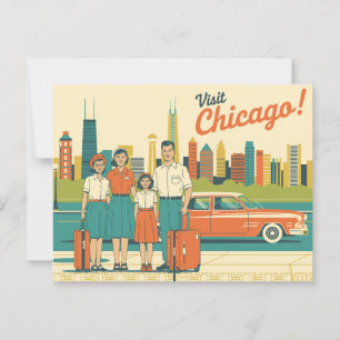 Carte Postale Chicago vintage